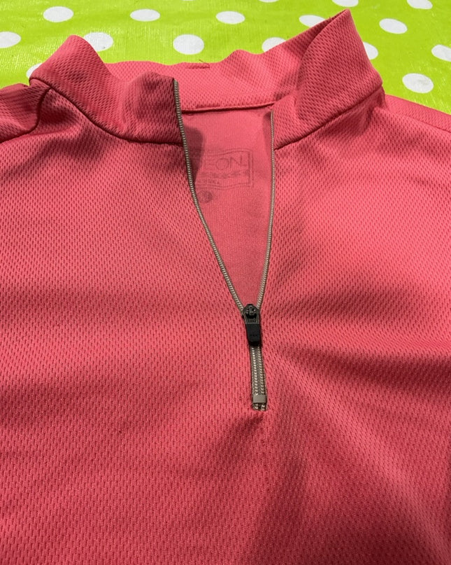 Shirt English Irideon Pink Size M some stains/snags(see pics)