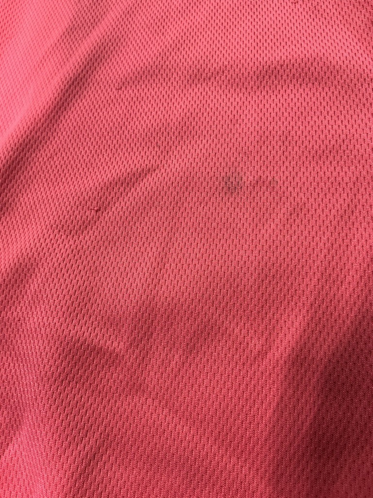Shirt English Irideon Pink Size M some stains/snags(see pics)