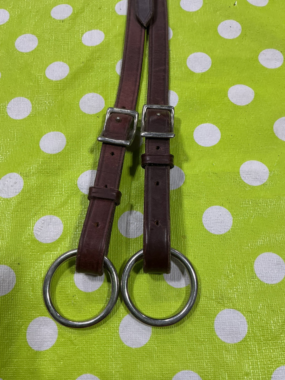 Training Fork English Brown Leather
