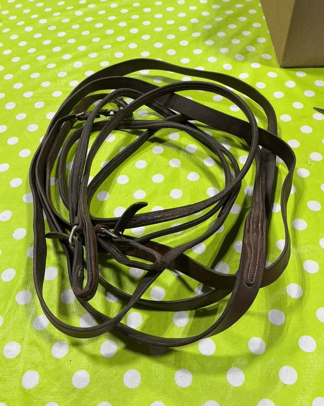 Driving Reins Brown Leather