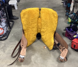 Western Show Saddle Black & Silver 16" G7"