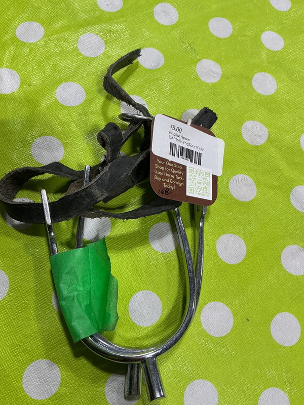 English Spurs with Older Straps | Used, Good