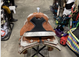 Western Show Saddle Brown 15" G7.5"