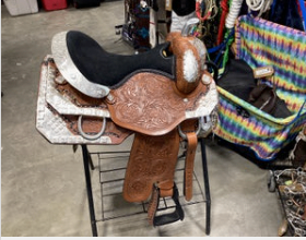 Western Show Saddle Brown 15" G7.5"