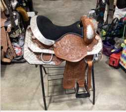 Western Show Saddle Brown 15" G7.5"