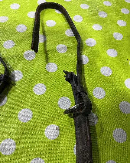 Breast Collar English Brown Leather Broken Strap