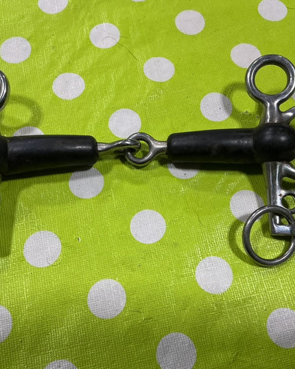 Bit rubber Covered Pelham Jointed No chain 5 1/2"