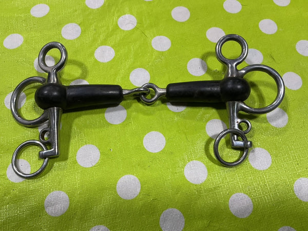 Bit – Rubber Jointed Pelham, No Chain, 5.5" | Used, Very Good
