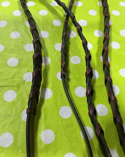 Reins English Leather Braided Brown  Price New $120