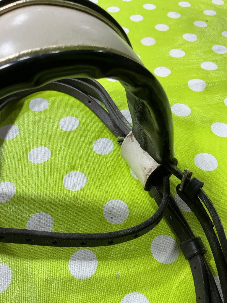 English Bridle Show White Browband