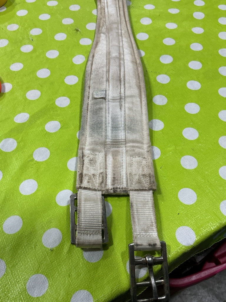 English Girth White Fabric 51"