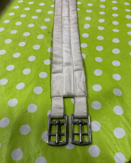 Girth English White fabric 42"