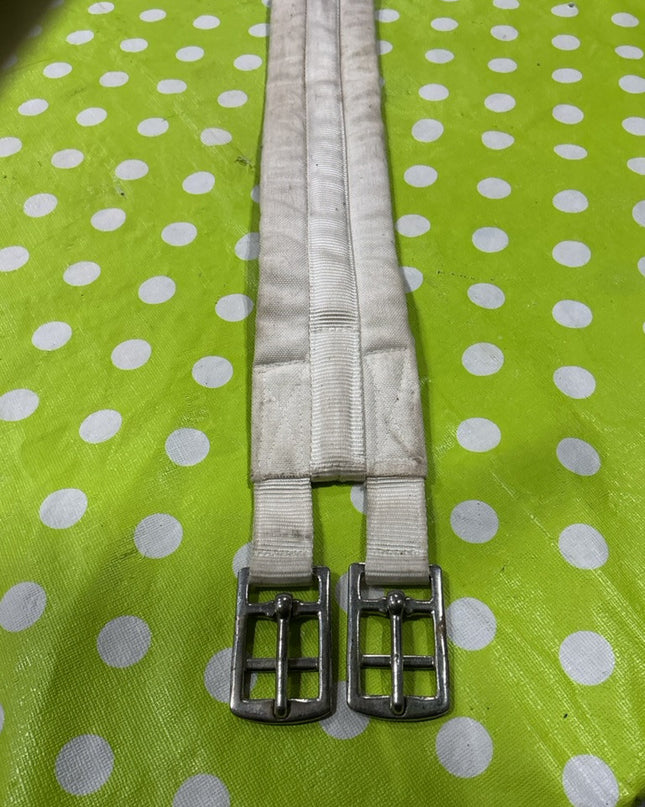 Girth English White fabric 42"