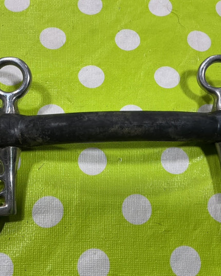 Bit Tom Thumb Mullen Mouth Rubber Pelham No Chain 5"