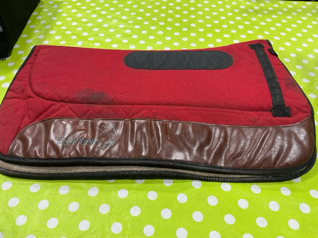 Saddle Pad Western Equipedic Red
