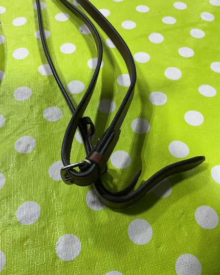 Reins English Leather Braided Brown  Price New $120