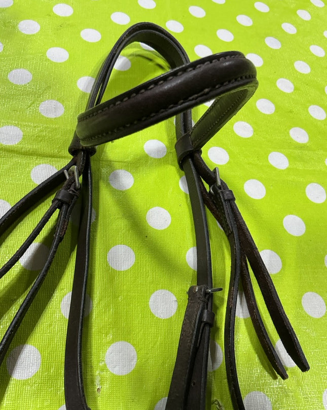 Bridle English Figure 8 Black Leather