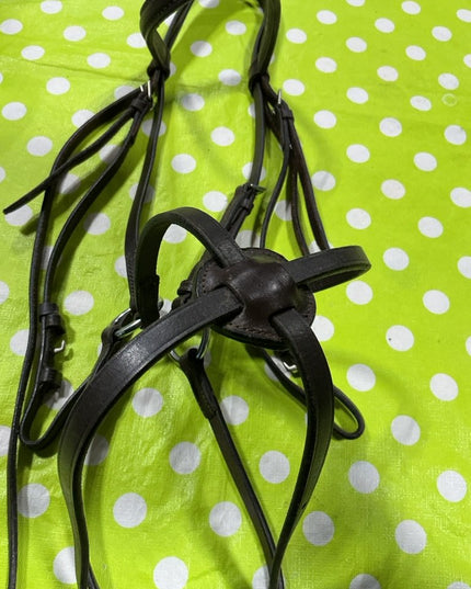Bridle English Figure 8 Black Leather