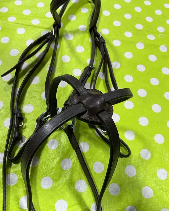 Bridle English Figure 8 Black Leather