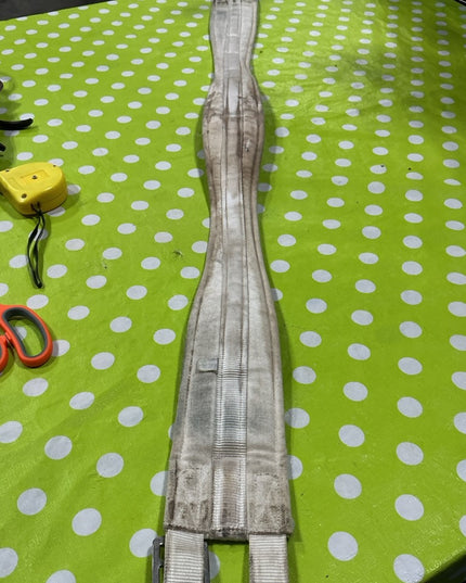 Girth English White Fabric 51"