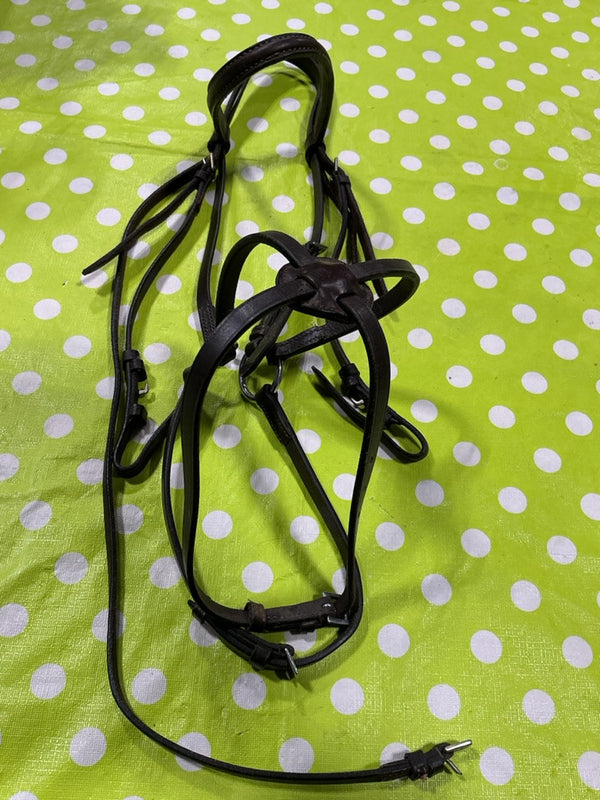 English Bridle – Figure 8, Black Leather | Used, Very Good