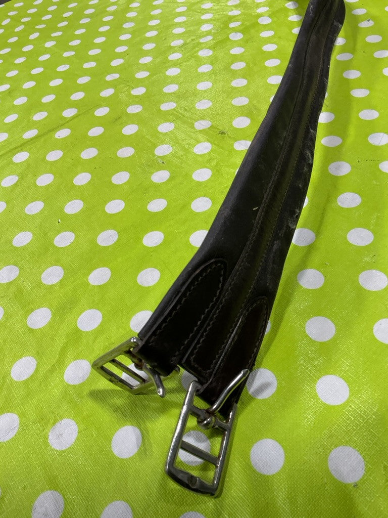 English  Girth 48" Brown Leather