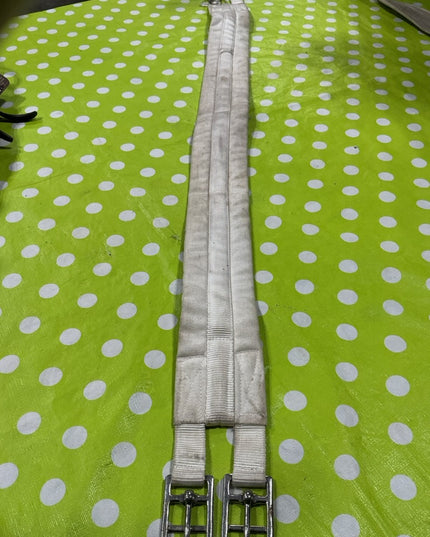 Girth English White fabric 42"