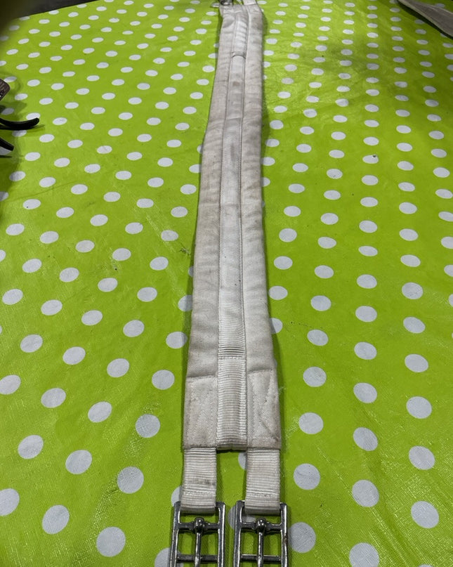 Girth English White fabric 42"