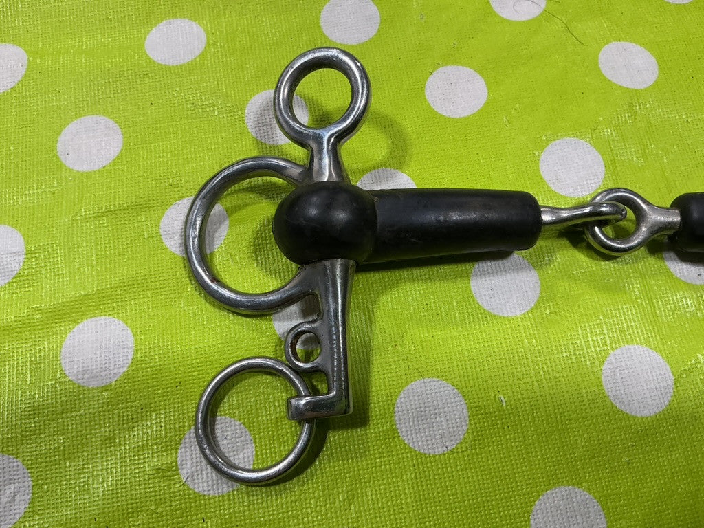Bit rubber Covered Pelham Jointed No chain 5 1/2"