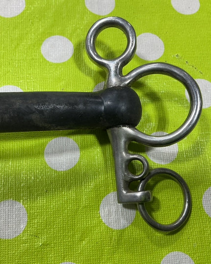 Bit Tom Thumb Mullen Mouth Rubber Pelham No Chain 5"