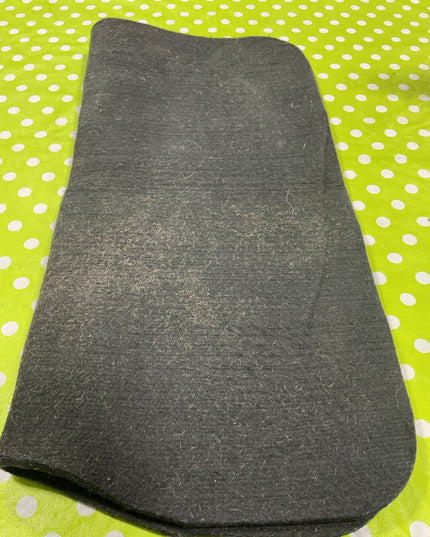 Saddle Pad Felt Liner Black 1/2". 32 x 32