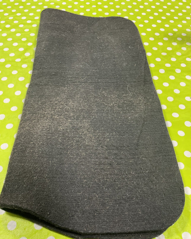 Saddle Pad Felt Liner Black 1/2". 32 x 32