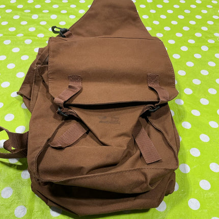 Saddle Bags Brown Canvas Lightly Used