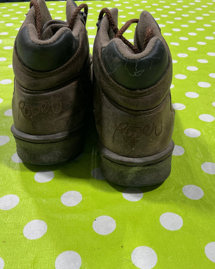 Boots Horseshoe Womans Size 8.5 Brown Leather