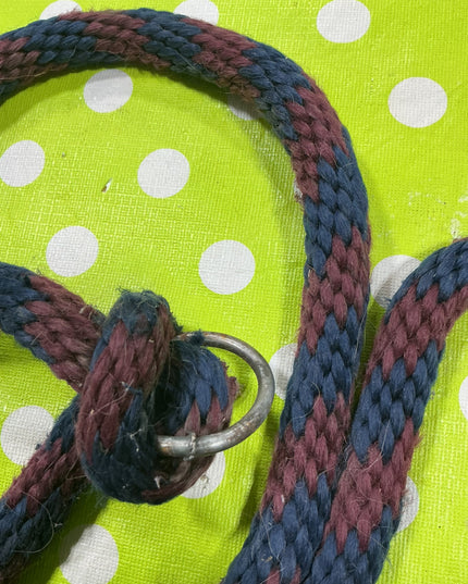 Lead Rope Burgandy/Blue No clip