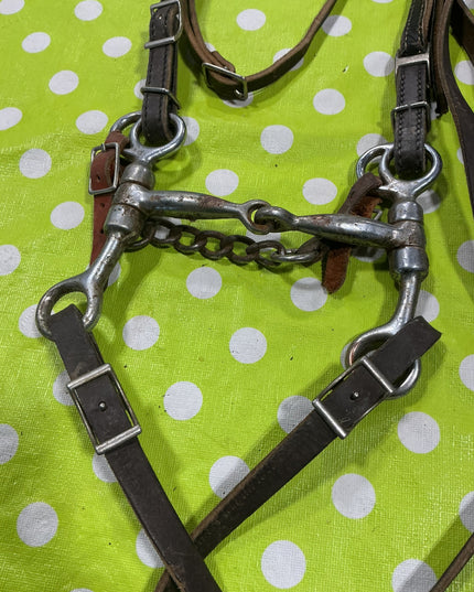 Bridle Western Tom Thumb 5" Bit
