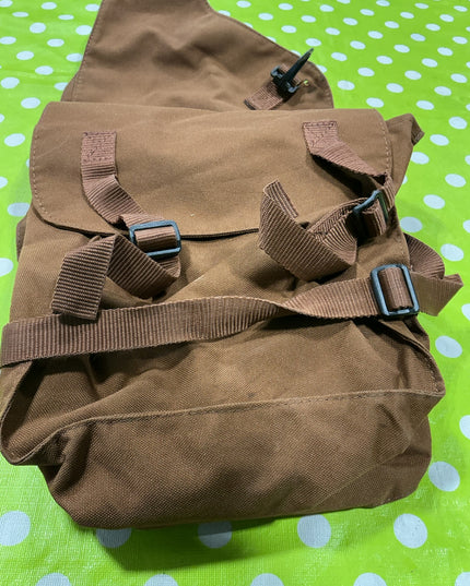 Saddle Bags Brown Canvas Lightly Used