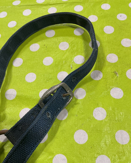 Halter Nylon Blue Horse Size