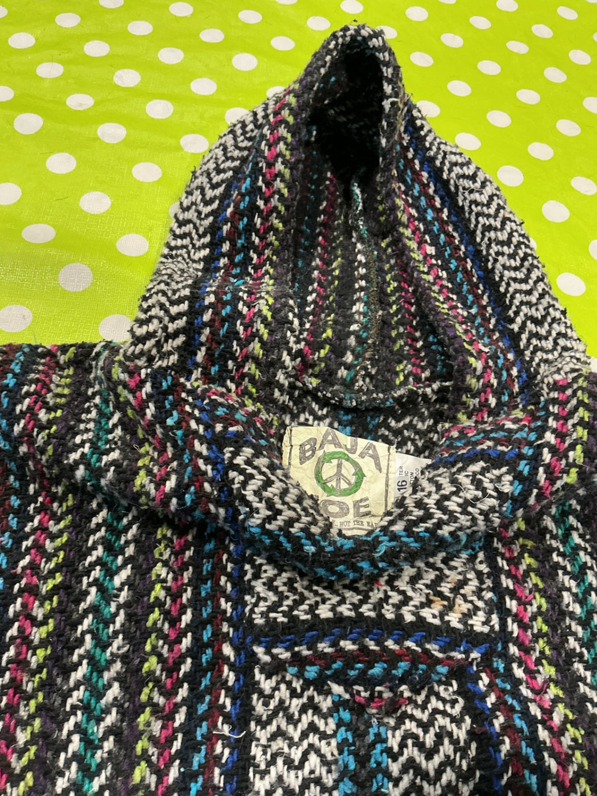 Poncho Baja Joe Size 16