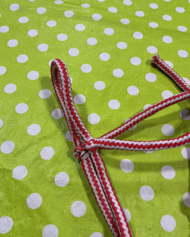 Halter Rope Red/white Horse Size