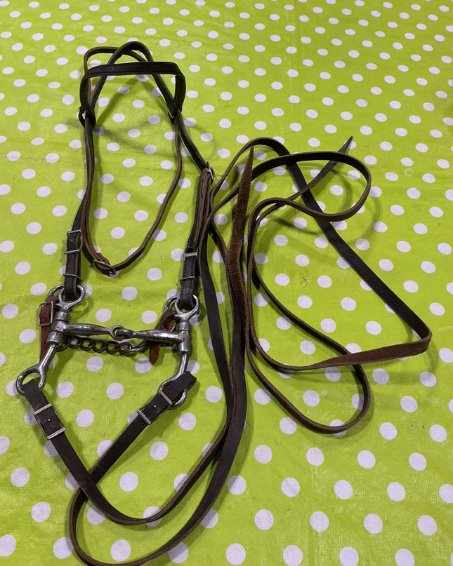 Bridle Western Tom Thumb 5" Bit