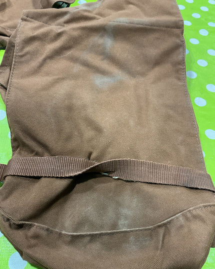 Saddle Bags Brown Canvas Lightly Used