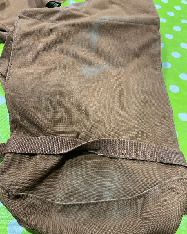 Saddle Bags Brown Canvas Lightly Used