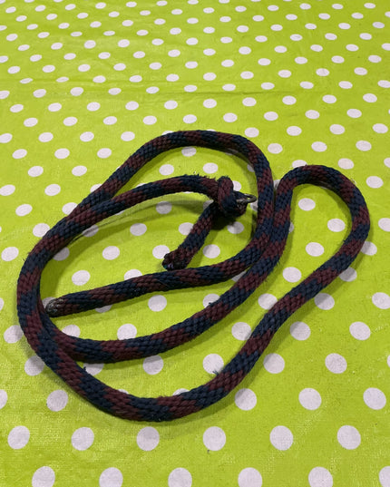 Lead Rope Burgandy/Blue No clip