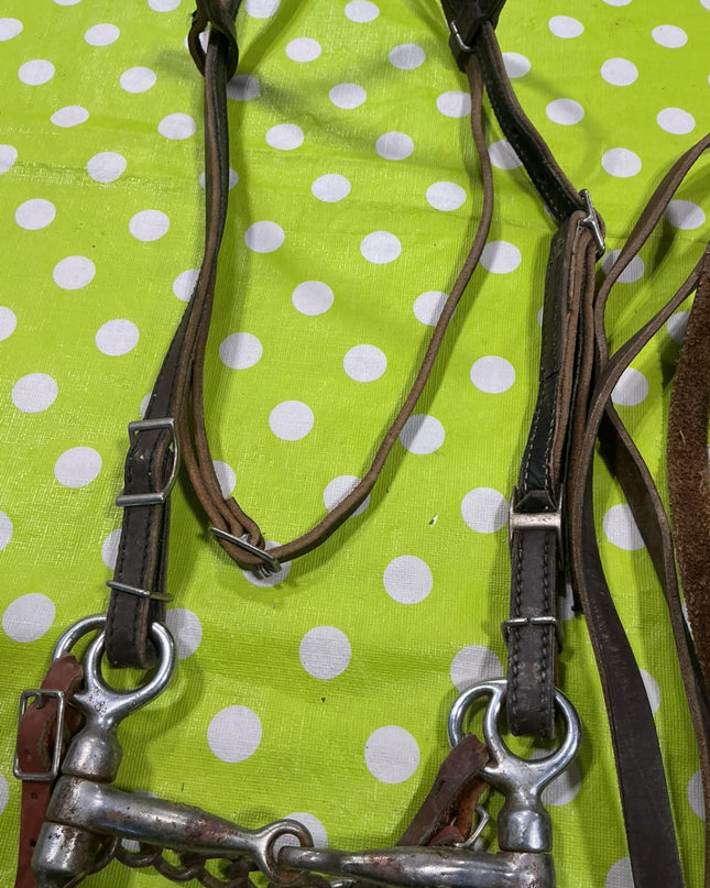 Bridle Western Tom Thumb 5" Bit