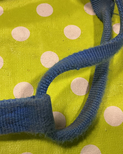 Halter Nylon Blue Horse Size