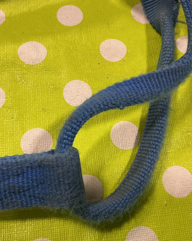 Halter Nylon Blue Horse Size