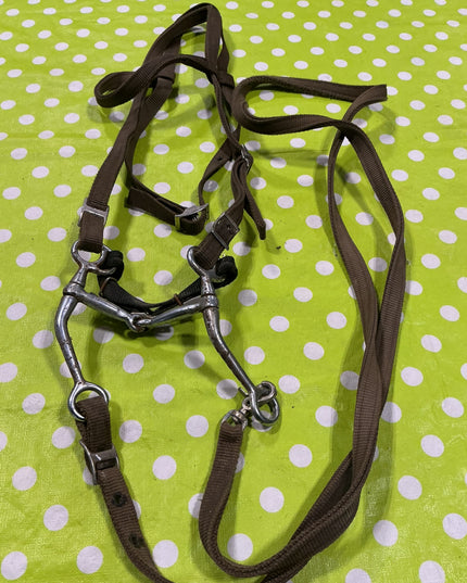 Bridle Western 5" Snaffle bit 