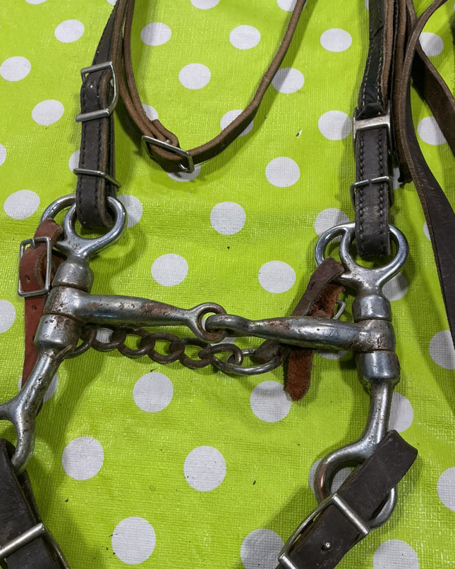 Bridle Western Tom Thumb 5" Bit