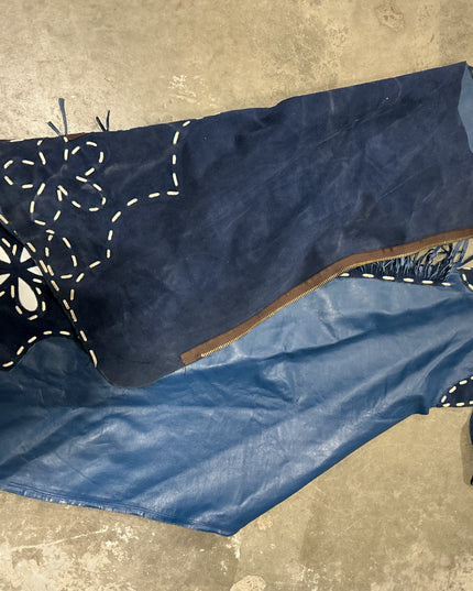 Chaps Show Blue Leather Guess Med